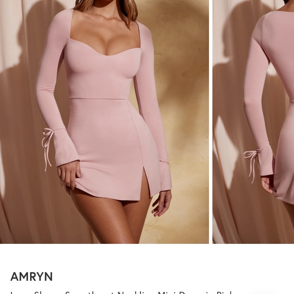Oh Polly amryn dress in pink